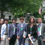 Pictured (from Left to Right): Rachel Alper, Matthew Tung, Andrew Ke, Davis Dunaway, Samantha McGinnis, Lendy Dunaway