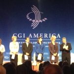 Maker Ed's Lisa Regalla prepares to present at CGI America