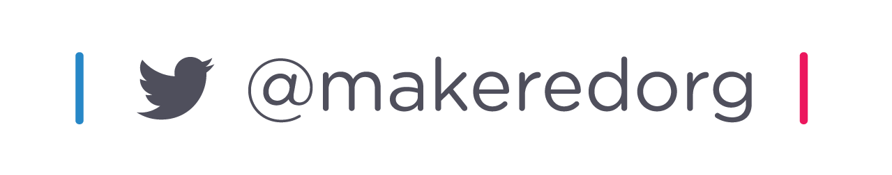 Maker Ed's Twitter @makeredorg