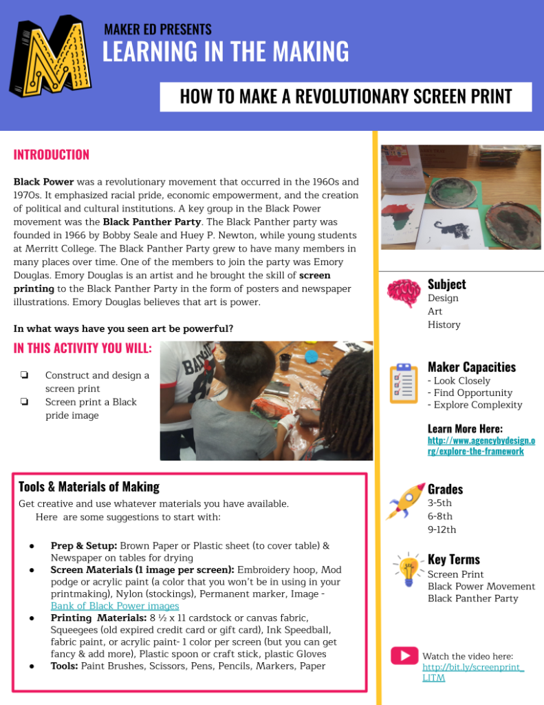 Image of a PDF: PROJECT GUIDE _ Revolutionary Screen Printing (English)