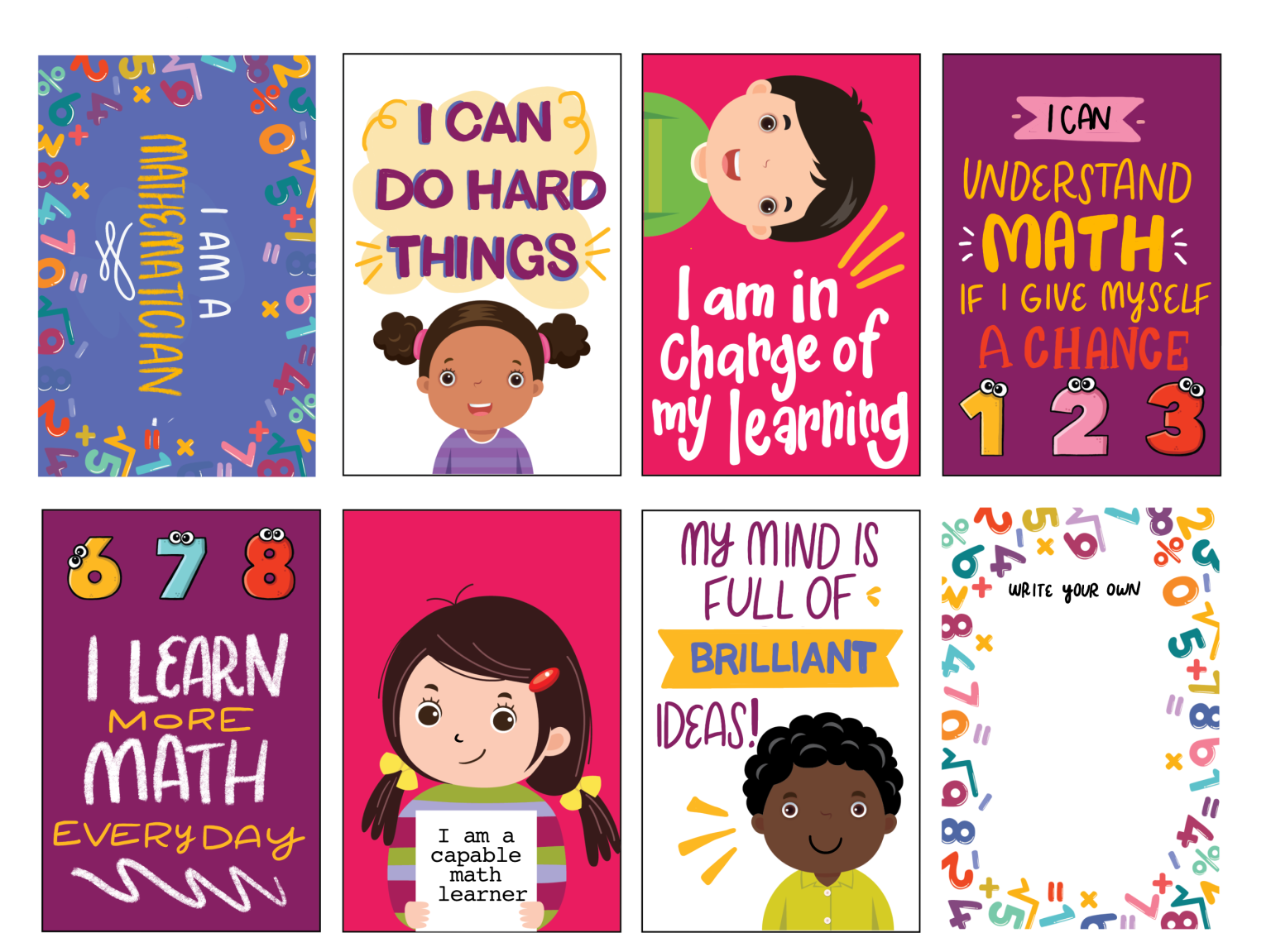 Math Affirmations: I Am a Mathematician – Maker Ed