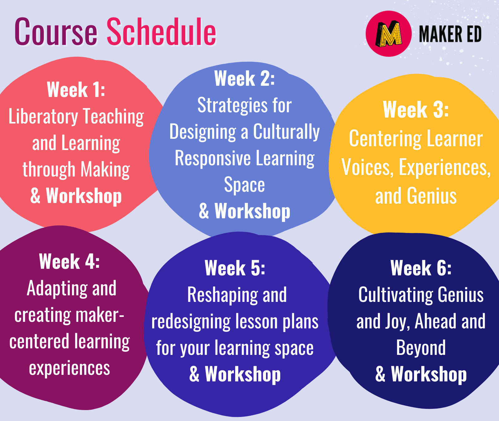 Course Schedule Graphic